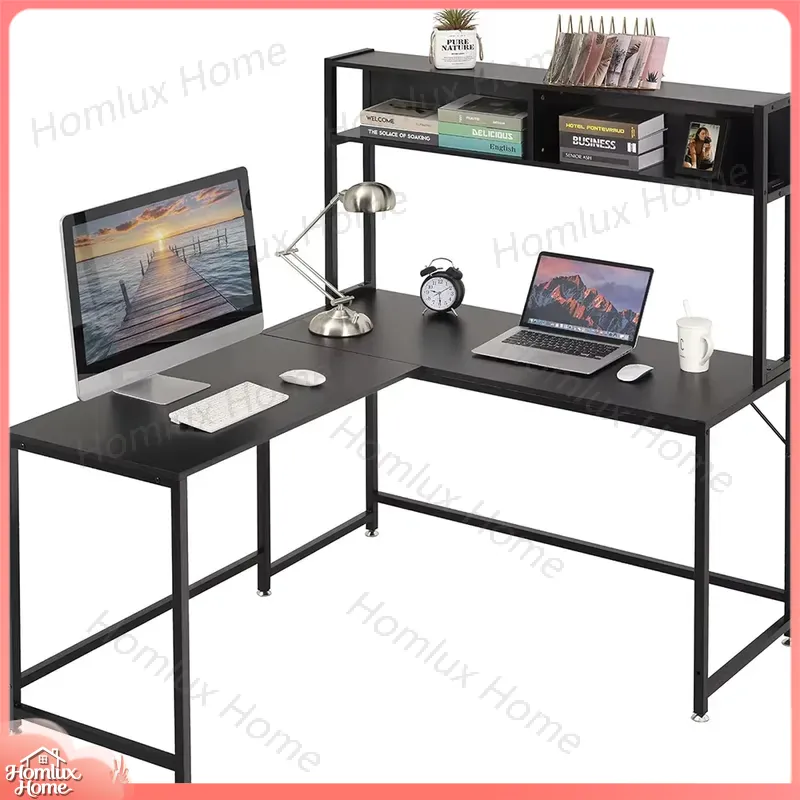 Desk Setup L Shaped - Robuster Gaming-Schreibtisch mit RGB-Beleuchtung für Home
