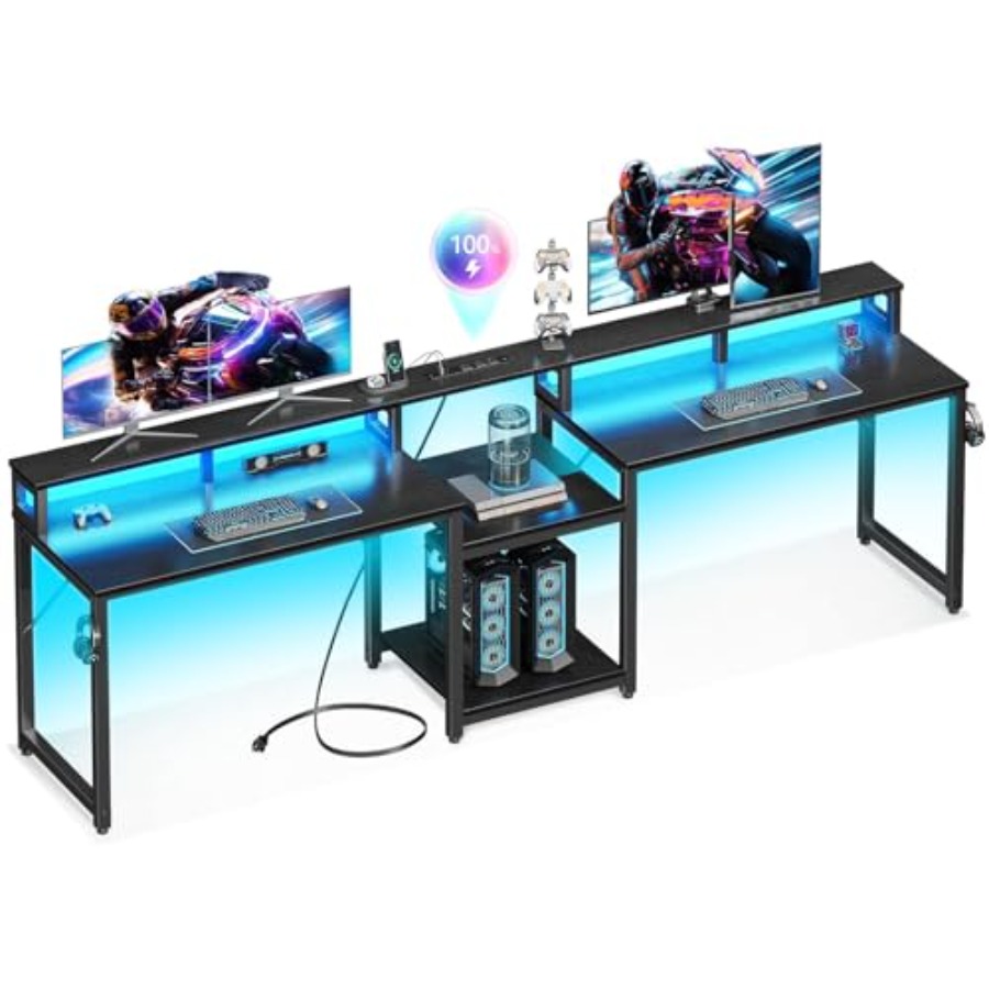 Gaming-Schreibtisch für 2 Pers – Desk Setup L Shaped Bewertung und Preis