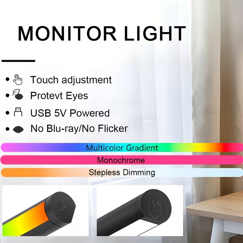 LED-Monitor-Lichtleiste 30cm 4 – Setup Desk Monitor Bewertung und Preis